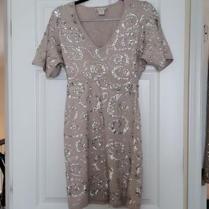 Nanette Lepore Sequined Cocktail Sweaterdress